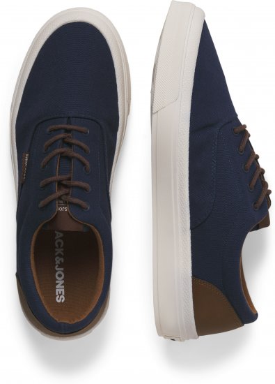 Jack & Jones Lington Canvas Sneakers Navy Blazer - Scarpe da uomo 40-52 - 