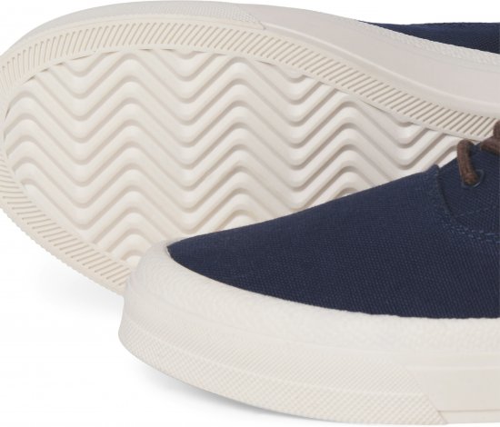 Jack & Jones Lington Canvas Sneakers Navy Blazer - Scarpe da uomo 40-52 - 
