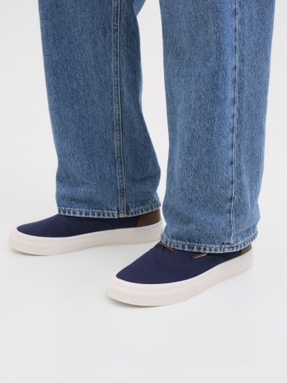Jack & Jones Lington Canvas Sneakers Navy Blazer - Scarpe da uomo 40-52 - 