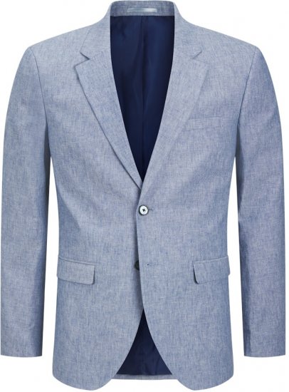 Jack & Jones Riviera Blazer Nautical Blue - Abiti - Abiti da Uomo Taglie Forti