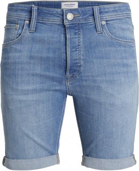 Jack & Jones Rick Original Shorts Blue Denim - Shorts - Pantaloncini Uomo Taglie Forti