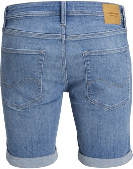 Jack & Jones Rick Original Shorts Blue Denim - Shorts - Pantaloncini Uomo Taglie Forti