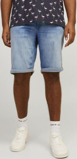 Jack & Jones Rick Original Shorts Blue Denim - Shorts - Pantaloncini Uomo Taglie Forti