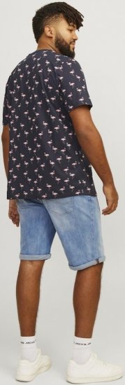 Jack & Jones Rick Original Shorts Blue Denim - Shorts - Pantaloncini Uomo Taglie Forti