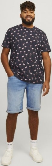 Jack & Jones Rick Original Shorts Blue Denim - Shorts - Pantaloncini Uomo Taglie Forti