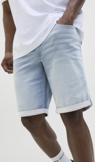 Jack & Jones Rick Icon I.K. Shorts Blue Denim - Shorts - Pantaloncini Uomo Taglie Forti