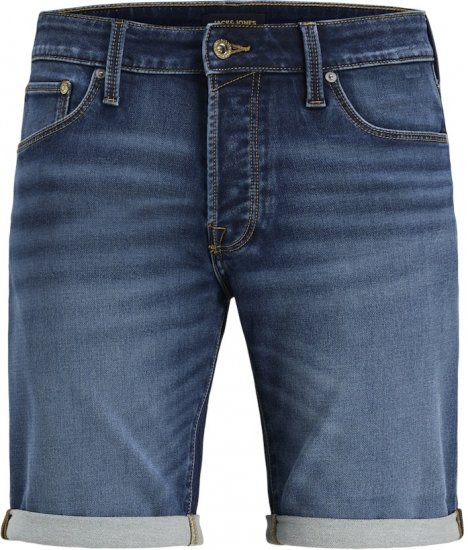Jack & Jones Rick Con I.K. SHORTS GE 132 SN Blue Denim - Shorts - Pantaloncini Uomo Taglie Forti