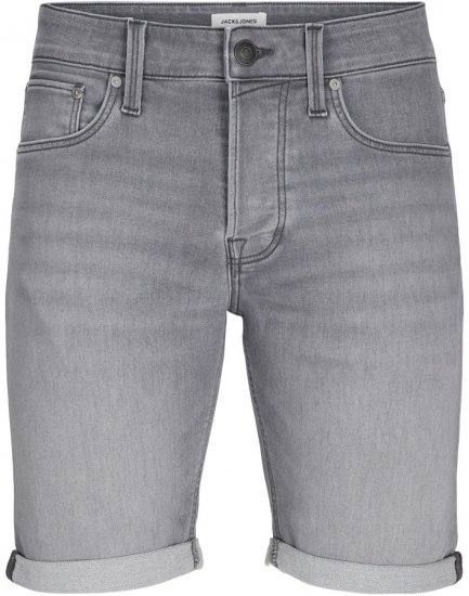 Jack & Jones Rick Icon I.K. GE 063 Shorts Grey Denim - Shorts - Pantaloncini Uomo Taglie Forti