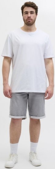 Jack & Jones Rick Icon I.K. GE 063 Shorts Grey Denim - Shorts - Pantaloncini Uomo Taglie Forti