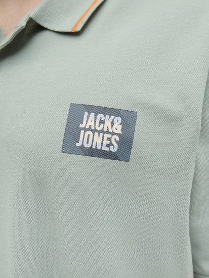 Jack & Jones Hudson Short Sleeve Polo Iceberg Green - Polo - Polo Uomo Taglie Forti