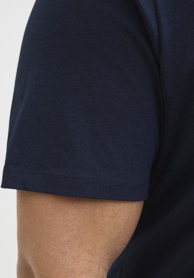 Jack & Jones Hawaii Shape Crew Neck T-Shirt Navy - Magliette - Magliette Uomo Taglie Forti