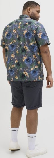 Jack & Jones Marco Erik Chino Shorts Navy Blazer - Shorts - Pantaloncini Uomo Taglie Forti