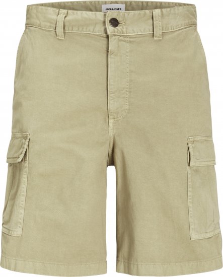 Jack & Jones Karl Avery Cargo Shorts Beige - Shorts - Pantaloncini Uomo Taglie Forti