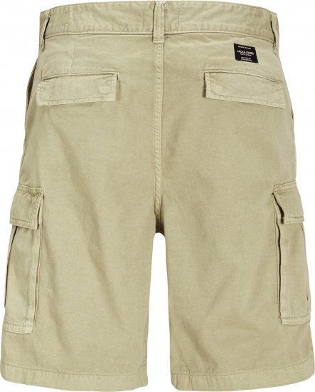Jack & Jones Karl Avery Cargo Shorts Beige - Shorts - Pantaloncini Uomo Taglie Forti
