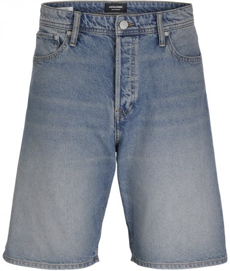 Jack & Jones Alex Original SQ171 Shorts Blue Denim - Shorts - Pantaloncini Uomo Taglie Forti