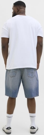 Jack & Jones Alex Original SQ171 Shorts Blue Denim - Shorts - Pantaloncini Uomo Taglie Forti