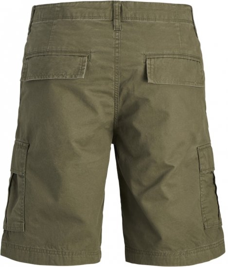 Jack & Jones Cole Mateo Cargo Shorts Olive Night - Shorts - Pantaloncini Uomo Taglie Forti