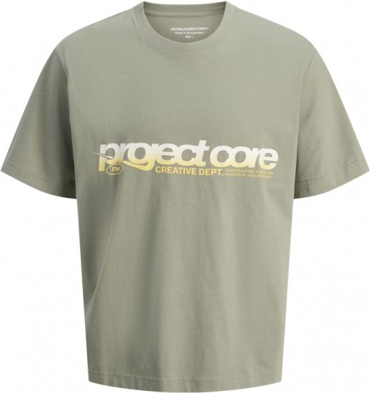 Jack & Jones Project Core Loose Fit Summer T-Shirt Light Grey - Magliette - Magliette Uomo Taglie Forti