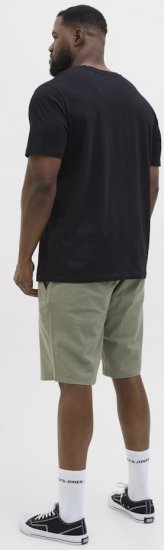 Jack & Jones Lavance Crew Neck T-Shirt Black Beauty - Magliette - Magliette Uomo Taglie Forti