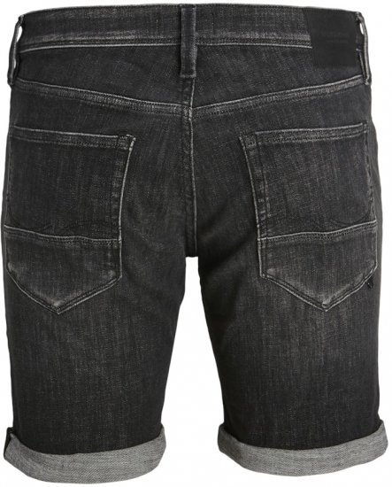 Jack & Jones RICK FOX SHORTS GE 245 Shorts Black Denim - Shorts - Pantaloncini Uomo Taglie Forti