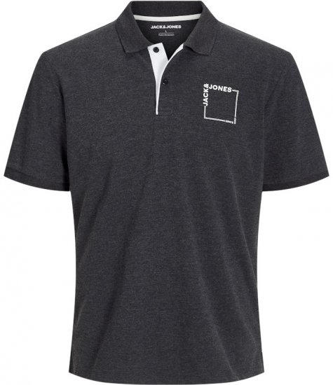 Jack & Jones Verner Short Sleeve Polo Black - Polo - Polo Uomo Taglie Forti