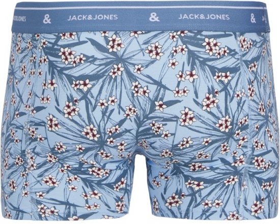 Jack & Jones Zach Trunks 3-Pack Chambray Blue - Intimo & costumi da bagno - Intimo Taglie Forti Uomo
