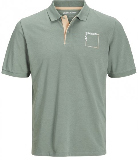 Jack & Jones Verner Short Sleeve Polo Iceberg Green - Polo - Polo Uomo Taglie Forti