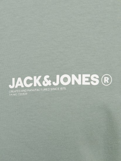 Jack & Jones Hawaii Crew Neck T-Shirt Iceberg Green - Magliette - Magliette Uomo Taglie Forti