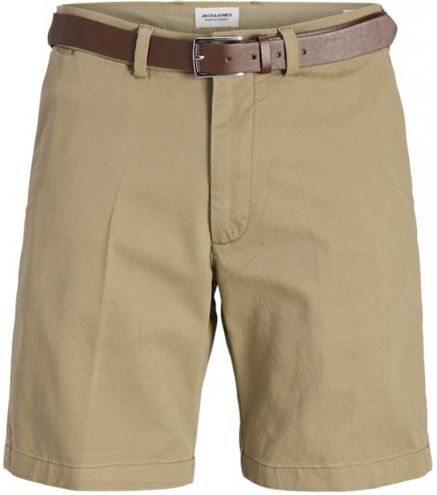 Jack & Jones Marco Franco Chino Shorts Brown - Shorts - Pantaloncini Uomo Taglie Forti