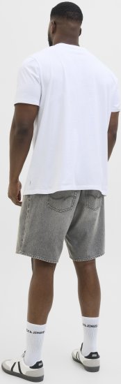 Jack & Jones Tony Original Denim Shorts Grey - Shorts - Pantaloncini Uomo Taglie Forti