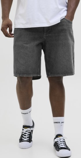 Jack & Jones Tony Original Denim Shorts Black - Shorts - Pantaloncini Uomo Taglie Forti