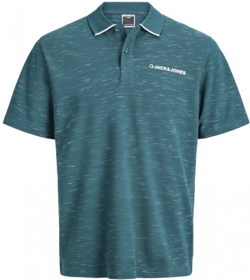 Jack & Jones Logan Polo Shirt Deep Teal - Polo - Polo Uomo Taglie Forti