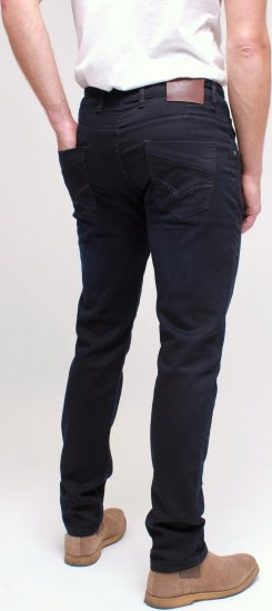 Kam Jeans Jacob Knitted Denim Reg Fit Jeans Blue-Black - Jeans & pantaloni - Jeans & Pantaloni Uomo Taglie Forti