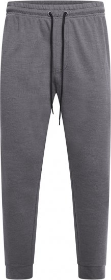 Kam Jeans 240 Textured Interlock Jog Pants Charcoal - Pantaloni & pantaloncini tuta - Pantaloni Tuta Uomo Taglie Forti
