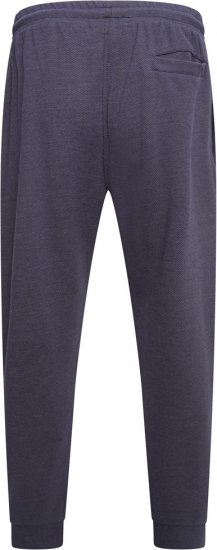 Kam Jeans 240 Textured Interlock Jog Pants Indigo - Pantaloni & pantaloncini tuta - Pantaloni Tuta Uomo Taglie Forti