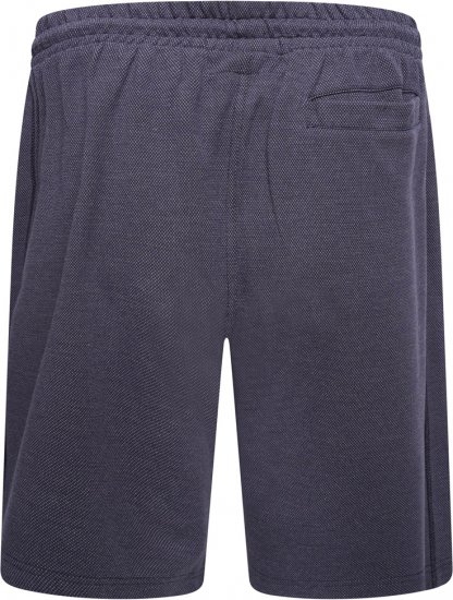 Kam Jeans 3317 Textured Interlock Shorts Indigo - Pantaloni & pantaloncini tuta - Pantaloni Tuta Uomo Taglie Forti