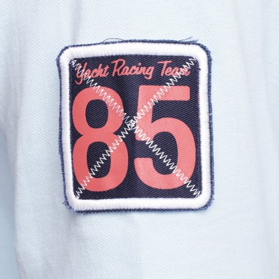 Kam Jeans 5512 1985 Racing Team Polo Blue - Polo - Polo Uomo Taglie Forti