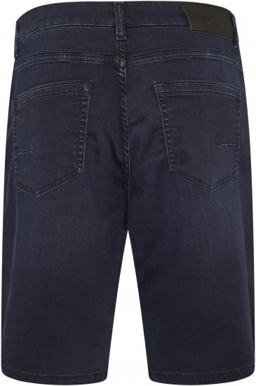 Kam Jeans NUNEZ2 Knitted Denim Stretch Shorts Dark Navy - Shorts - Pantaloncini Uomo Taglie Forti