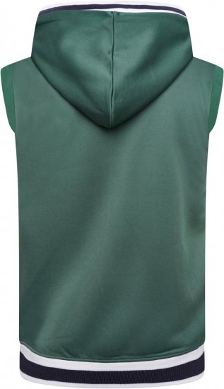 Kam Jeans TS005 Retro Tracky Set (Shorts/Sleeveless Hoodie) Racing Green - Tute da ginnastica - 