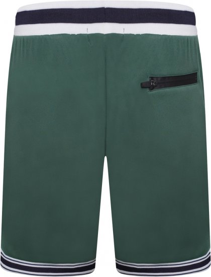 Kam Jeans TS005 Retro Tracky Set (Shorts/Sleeveless Hoodie) Racing Green - Tute da ginnastica - 