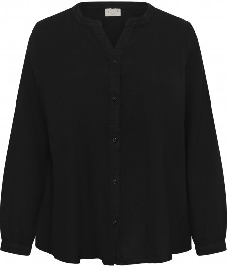 Kaffe Curve Nana Camicia a maniche lunghe Nero - Camicie e tuniche - 