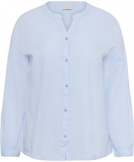 Kaffe Curve Nana Camicia a maniche lunghe Blu - Camicie e tuniche - 