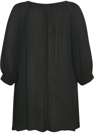 Kaffe Curve Ami Manica 3/4 Tunica Nero profondo - T-shirt - 