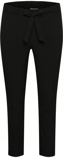 Kaffe Curve Jia Pantaloni con cintura Nero profondo - Jeans & Pantaloni Donna Taglie Comode – Plus Size - 