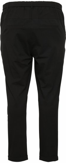 Kaffe Curve Jia Pantaloni con cintura Nero profondo - Jeans & Pantaloni Donna Taglie Comode – Plus Size - 