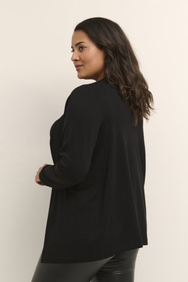 Kaffe Curve Farsia Cardigan Nero profondo - Felpe & felpe con cappuccio - 