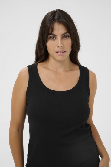 Kaffe Curve Carina Canotta Nero profondo - T-shirt - 