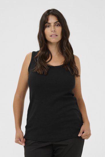 Kaffe Curve Carina Canotta Nero profondo - T-shirt - 