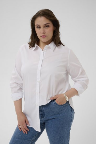 Kaffe Curve Laina Shirt Optical White - Camicie - 