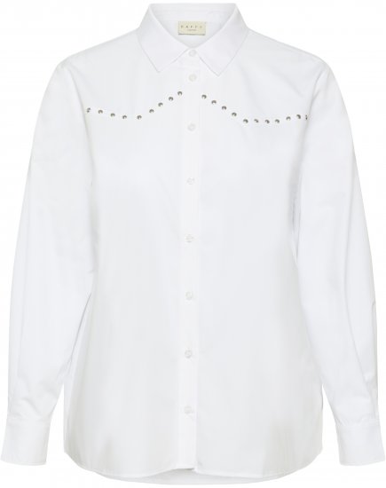 Kaffe Curve Janni Shirt Optical White - Camicie - 
